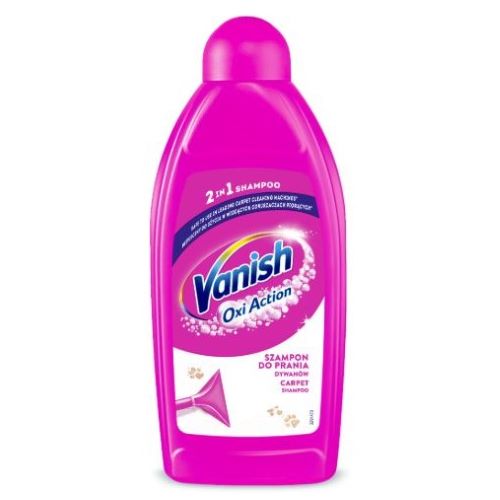 VANISH Szampon do dywanów tapicerki 2w1 do prania mechanicznego i recznego 500ml