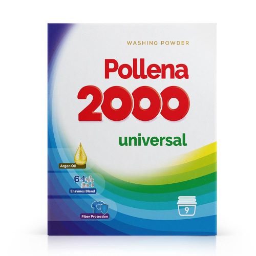 POLLENA 2000 Proszek do prania UNIWERSALNY 9 prań 500g