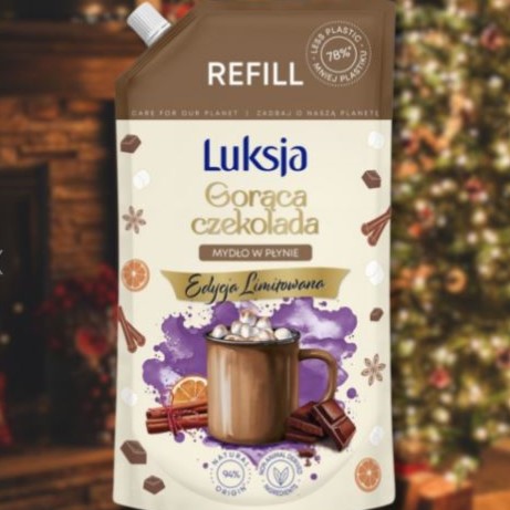 LUKSJA Mydło w Płynie Zapach Gorąca Czekolada 900ml