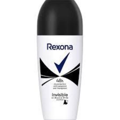 REXONA Dezodorant Roll-on Invisible Black&White 50 ml damski