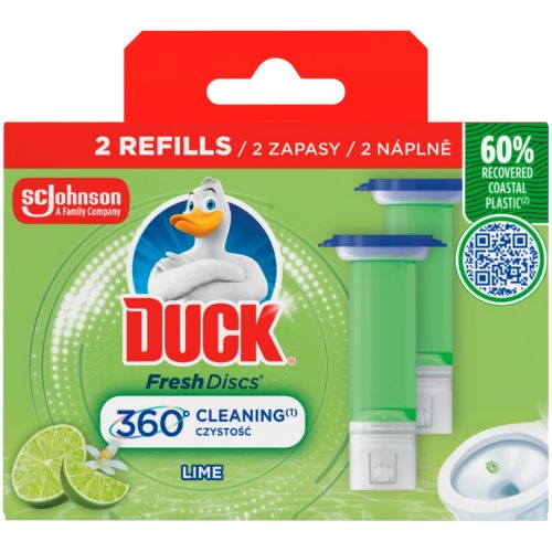 DUCK FRESH DISCS  12xKRĄŻKÓW ŻELOWYCH DO WC ZAPAS