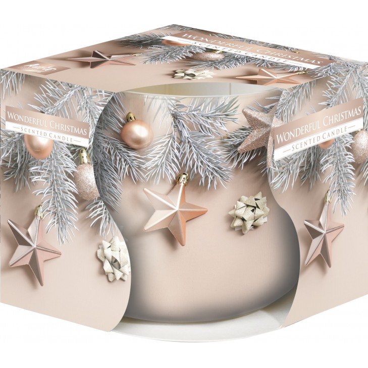 BISPOL Świeca zapachowa parafinowa Wspaniałe Święta Aura 1 szt.