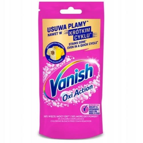VANISH ODPLAMIACZ W ŻELU OXI ACTION PINK 100 ml