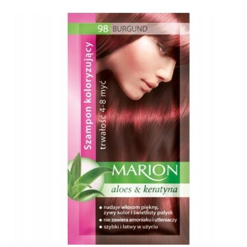 MARION Szampon koloryzujący 4-8 myć 98-burgund