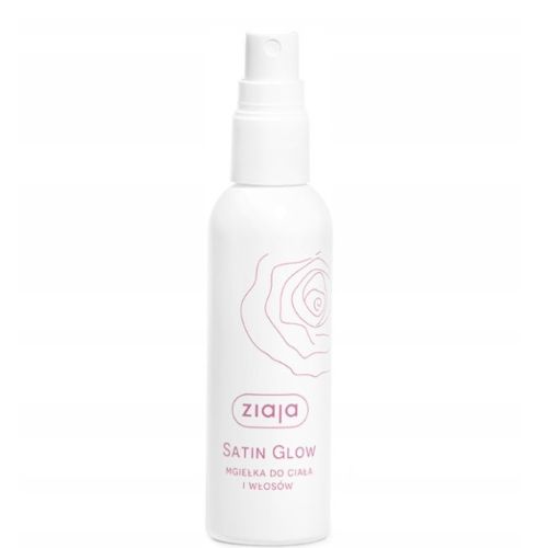 ZIAJA Satin Glow Mgiełka do ciała i włosów z ekstraktem z płatków róży 90ml