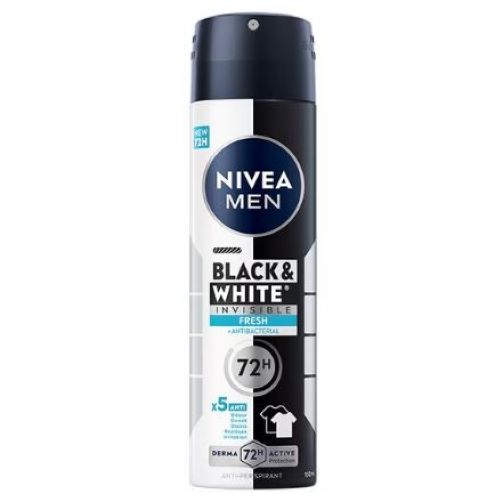 NIVEA Invisible Black&White FRESH+ANTIBACTERIAL 150ml 72h anti-perspirant