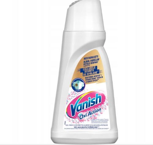 VANISH płyn odplamiający dedykowany tkaninom białym 1l
