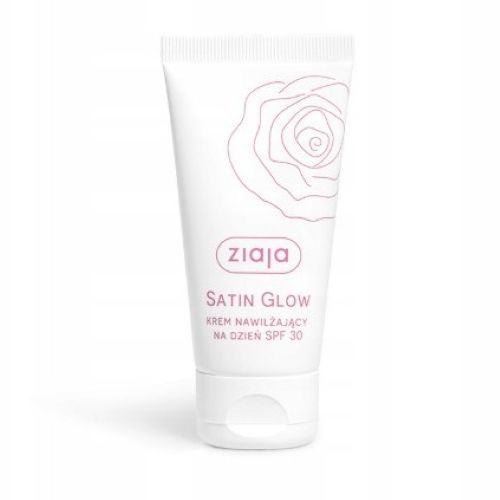 ZIAJA SATIN GLOW krem do twarzy nawilżający na dzień SPF 30  50ml