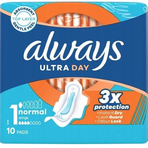 ALWAYS Ultra Normal Plus podpaski ze skrzydełkami 10szt