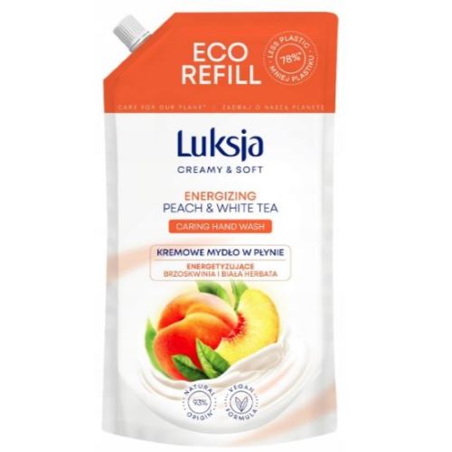 LUKSJA Mydło w płynne Brzoskwinia i biała herbata900ml