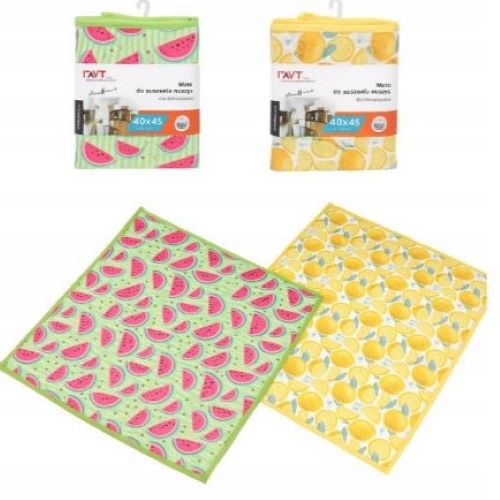 RAVI MATA DO SUSZENIA NACZYŃ 40X45cm1sztuka (arbuz lub cytrynka)