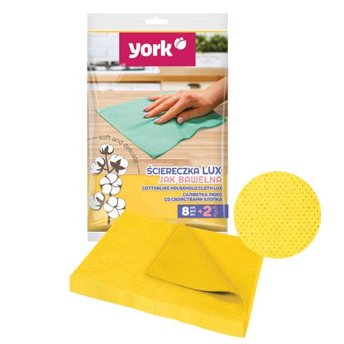 YORK Ściereczka LUX jak bawełna, 8szt+2szt gratis