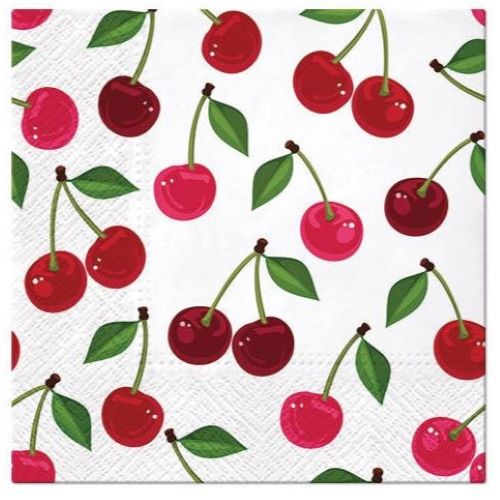 PAW SERWETKI  Cherries Pattern 20szt