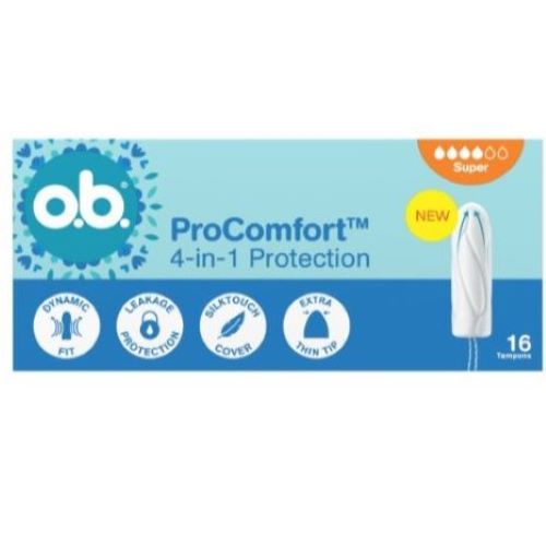 TAMPONY-OB 16 SUPER PROCOMFORT 4 in 1