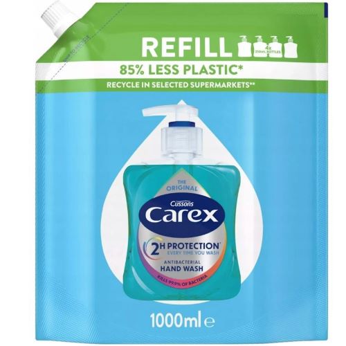 CAREX MYDŁO W PŁYNIE 1L ORIGINAL ZAPAS ANTYBAKTERYJNE NATURALNE
